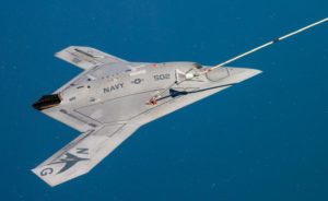 drone jet plane in flight