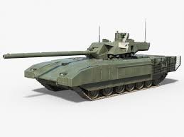 Russian T-14 Armata military tank