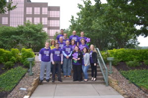 Meritage team wears purple in support of the 2018 Walk to End Alzheimer's